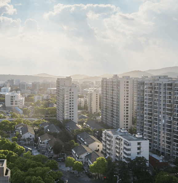 Real estate cityscape
